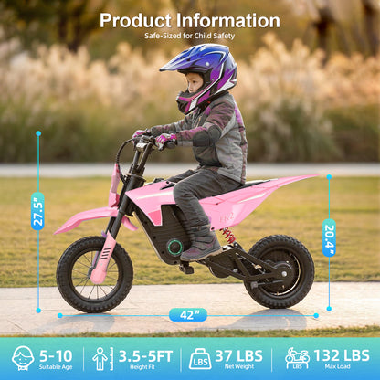 Deetago EK2 Moto de cross eléctrica para niños